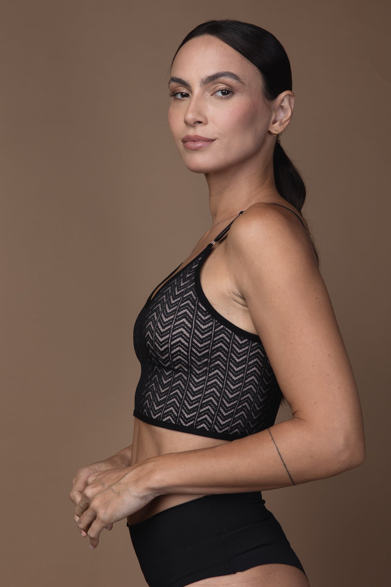 Lace Nursing Bra with Removable Straps 7000 MR