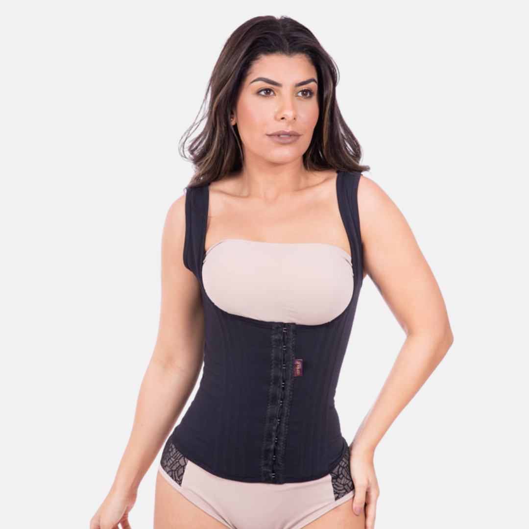 Cinturita with 16 Steel Boning, High Back, No Cups 1001